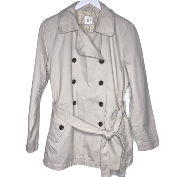 Gap Classic Trench Coat in Twill - Picture 3 of 7
